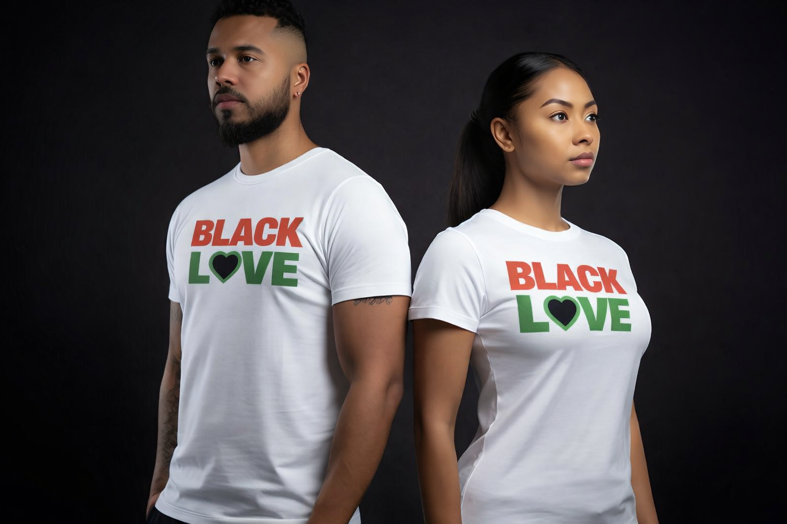 Black Love Hoodie (Unisex) – Bold Culture Statement | Streetwear Essential