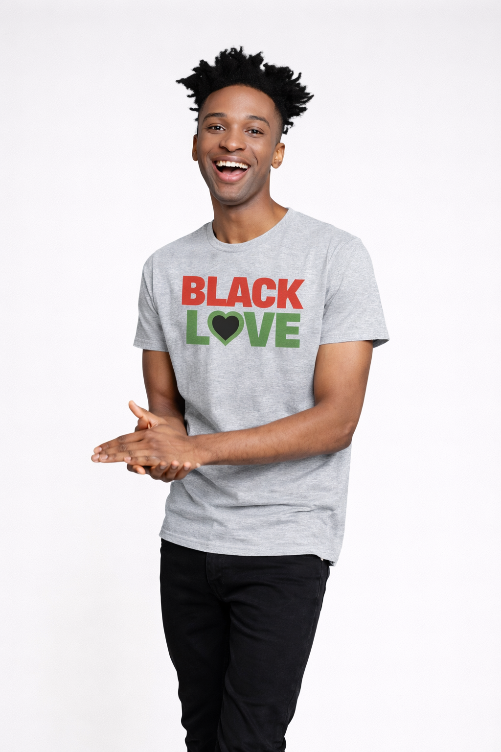 Black Love Hoodie (Unisex) – Bold Culture Statement | Streetwear Essential