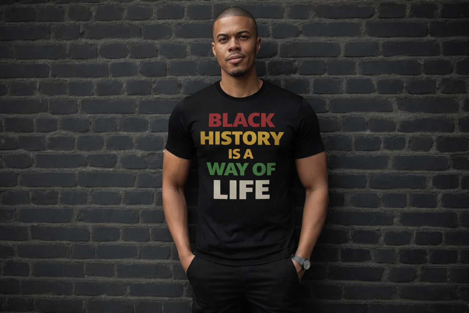 •	Black History Is a Way of Life | Black Tee