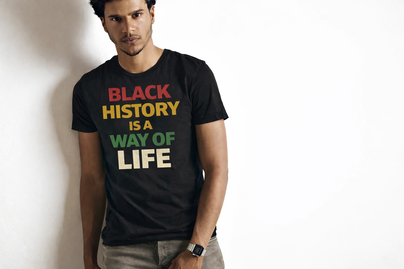 •	Black History Is a Way of Life | Black Tee